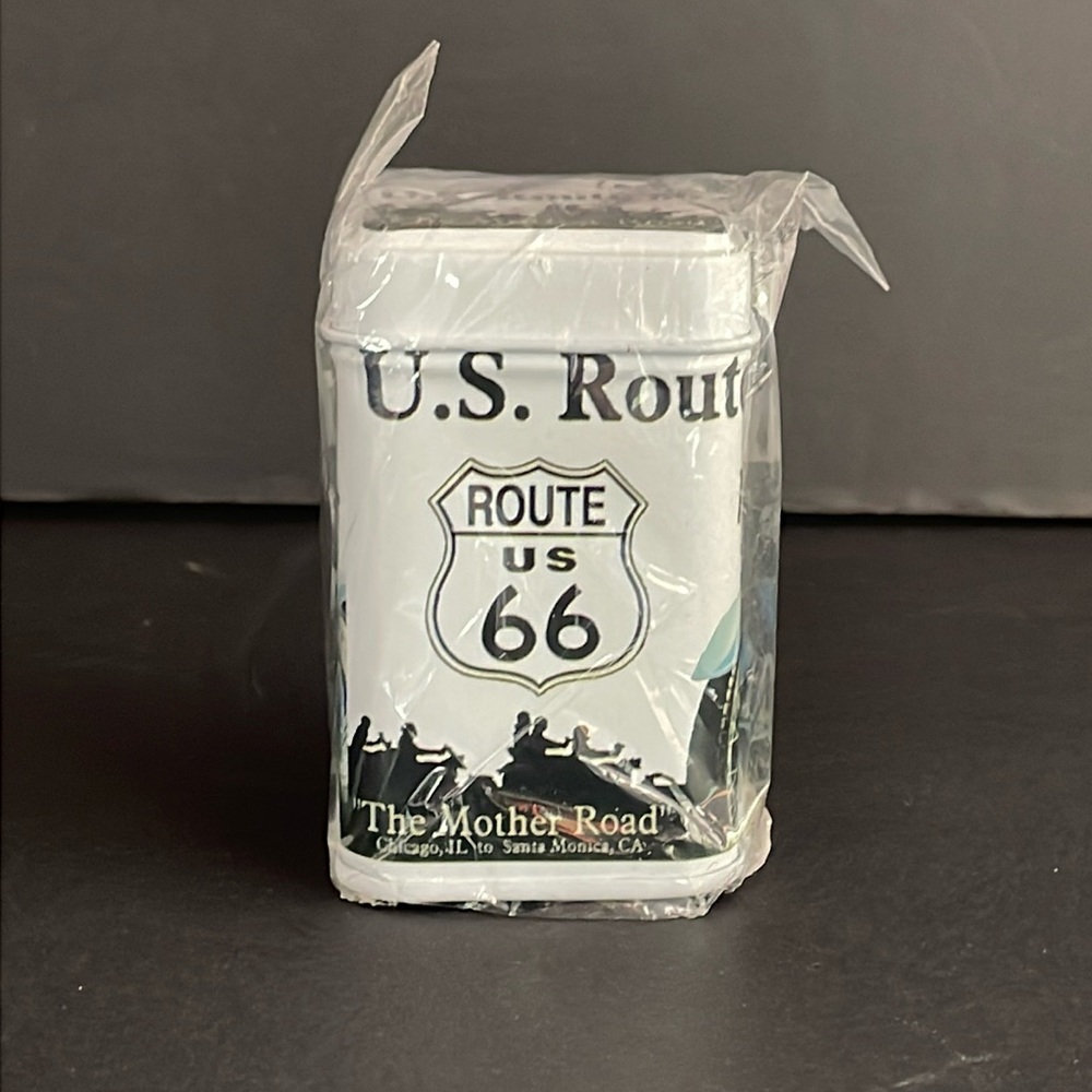 Route 66 The Mother Road Chicago IL to Santa Monica Souvenir Small Tin New